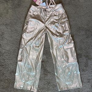 Bratz Women's Silver and Gold Trousers